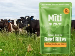 NZ's Best Meat snack - Grass fed, Natural, Mīti Mataora Young Beef
